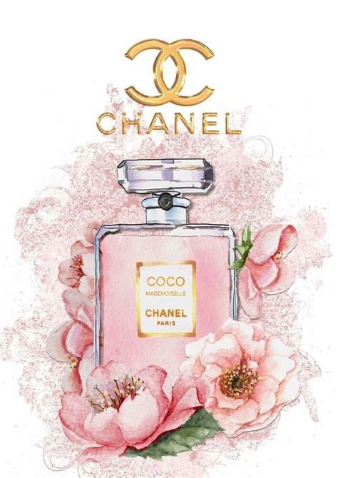 dessin chanel rose|410 idées de Chanel en rose .